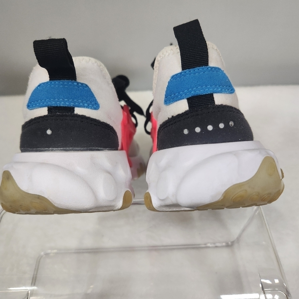 Nike Kids White and Pink Sneakers with Blue Details - Picture 5 of 7